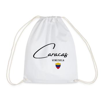 Caracas Venezuela, elegant design of Caracas - Drawstring Bag - white - Front