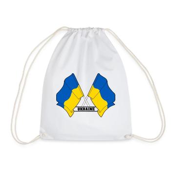 Ukraine - Turnbeutel - Weiß - Vorne