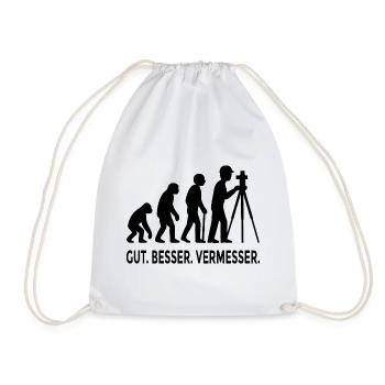 Bonne évolution de Meilleur Géomètre - Sac de sport léger - blanc - Devant