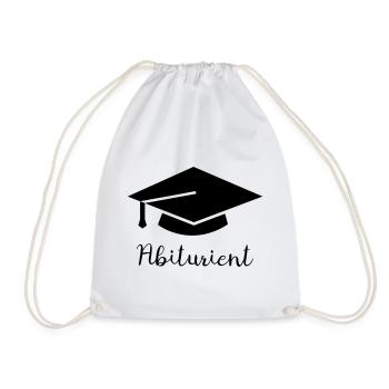 High-school graduate - Drawstring Bag - white - Front