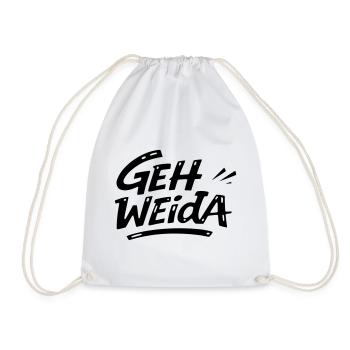 Geh weida - Turnbeutel - Weiß - Vorne