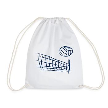 Volley-ball Été du volley-ball de plage - Sac de sport léger - blanc - Devant