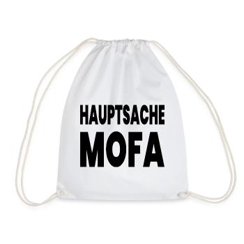 Moped - Drawstring Bag - white - Front