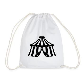 Zirkuszelt Manege Event Icon - Turnbeutel - Weiß - Vorne