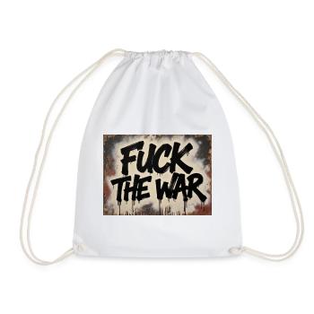 À LA GUERRE - Sac de sport léger - blanc - Devant