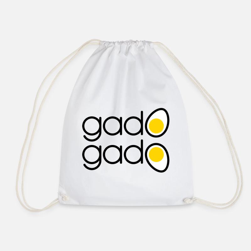 Indonesian Gado Gado - Drawstring Bag - white