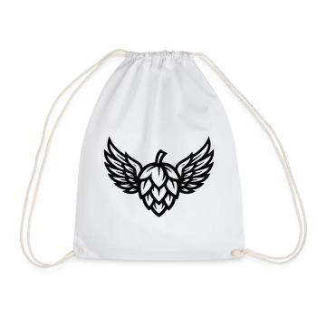 Symbole du houblon - Sac de sport léger - blanc - Devant