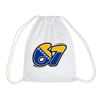67 Édition Bosnie - Sac de sport léger - blanc - Devant