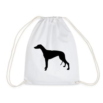 Greyhound - Drawstring Bag - white - Front