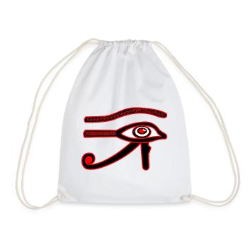 Auge des Ra Auge des Horus - Turnbeutel - Weiß - Vorne