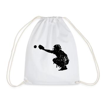 Baseball - Turnbeutel - Weiß - Vorne