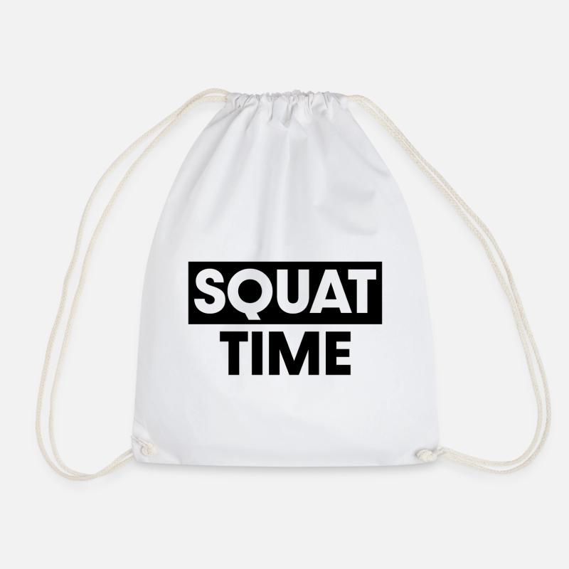 L'heure du squat - Sac de sport léger - blanc