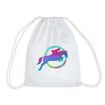 équitation - Sac de sport léger - blanc - Devant