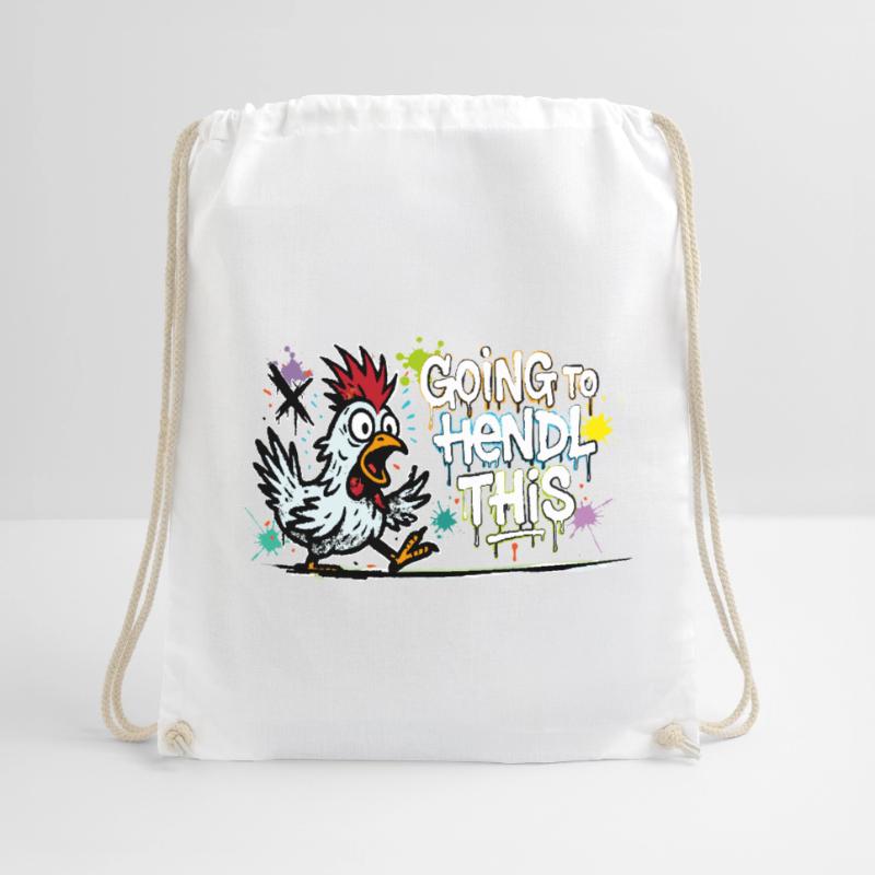 Going to Hendl This Graffiti Denglisch Spruch Turnbeutel