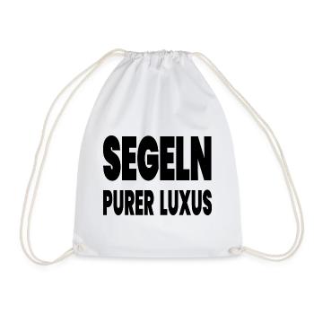 Segeln - Turnbeutel - Weiß - Vorne