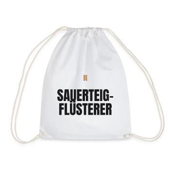 Sauerteig-Flüsterer – Brotbacken Spruch - Turnbeutel - Weiß - Vorne