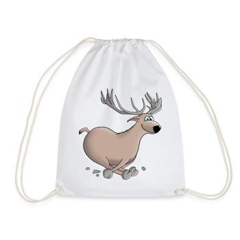 Cerf - cerf - cerf - Sac de sport léger - blanc - Devant