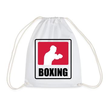 Boxer - Boxen 🥊 - Turnbeutel - Weiß - Vorne