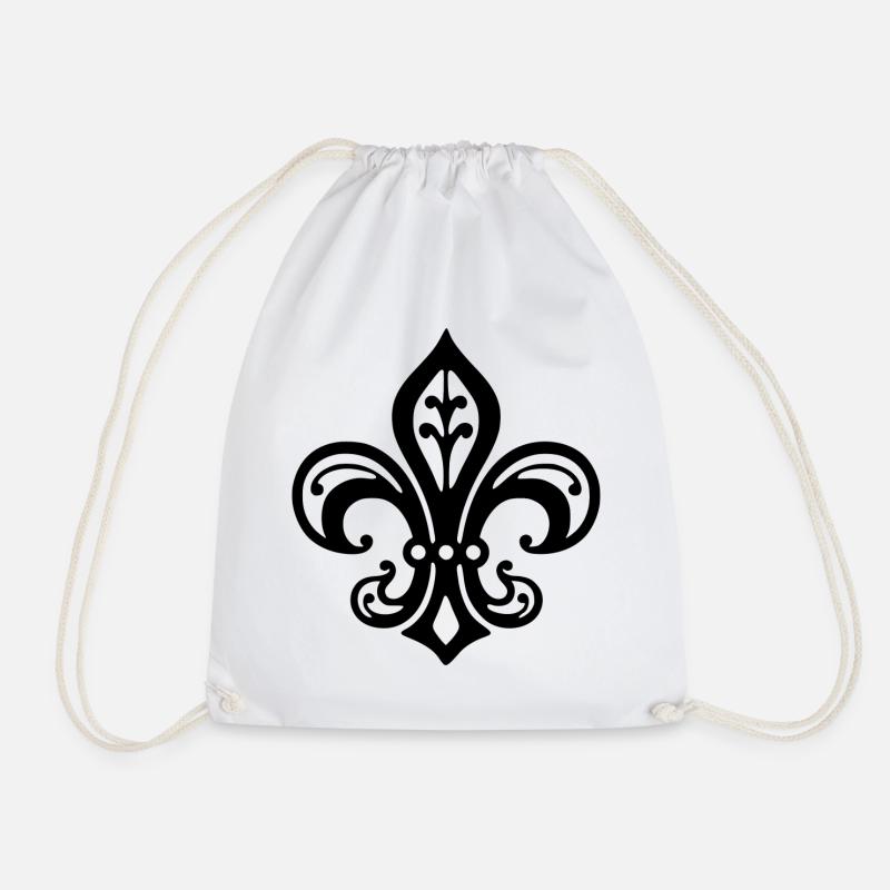 Fleur de Lys - Turnbeutel - Weiß