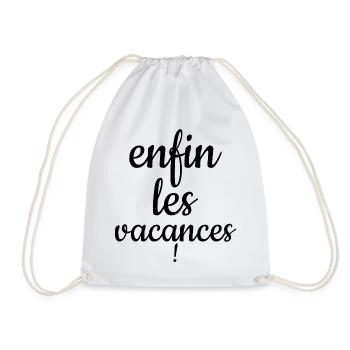 vacances - Sac de sport léger - blanc - Devant
