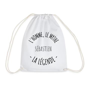 Sébastien l'homme le mythe la légende - Sac de sport léger - blanc - Devant