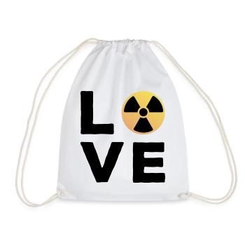 Love Cadeau Manip radio Radiologue Radiologie - Sac de sport léger - blanc - Devant