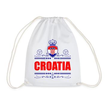 VIGNETTE CROATIE - Sac de sport léger - blanc - Devant