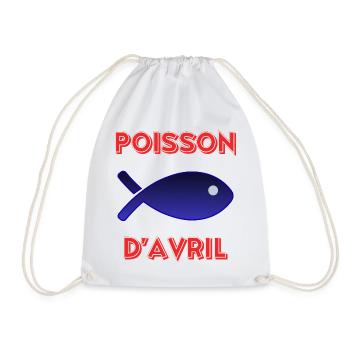 APRIL FOOL - Drawstring Bag - white - Front
