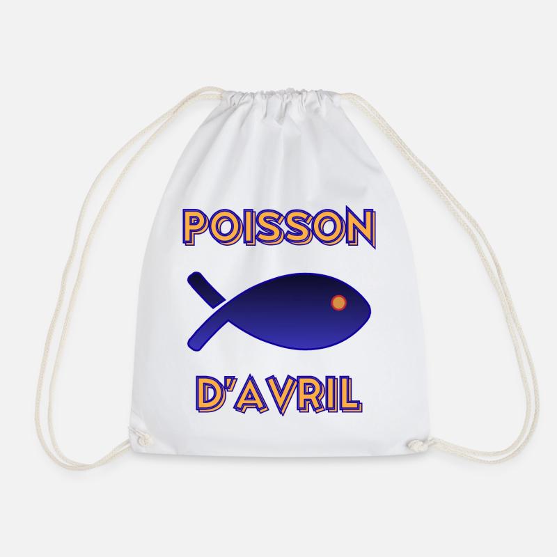 POISSON D'AVRIL - Sac de sport léger - blanc