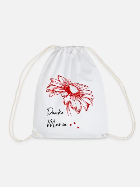 Muttertag Danke Mama - Turnbeutel - Weiß