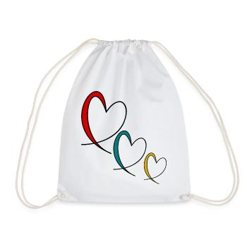 BONNE FÊTE. MAMAN. FÊTE DES MÈRES - Sac de sport léger - blanc - Devant