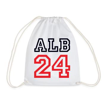 Albania Albanien - Drawstring Bag - white - Front