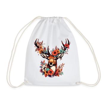 Cerf - Sac de sport léger - blanc - Devant