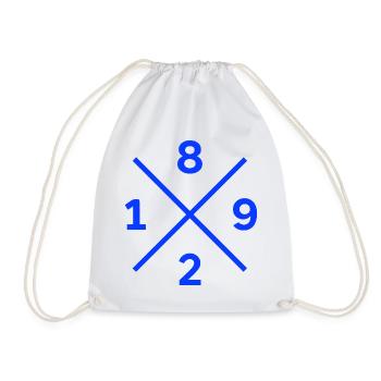 Sac de supporter de football de Berlin 1892, chaussettes, tasse - Sac de sport léger - blanc - Devant