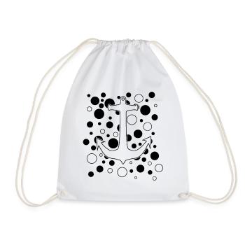 Anker Hamburg - Drawstring Bag - white - Front