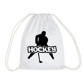 Hockey - Turnbeutel - Weiß - Vorne