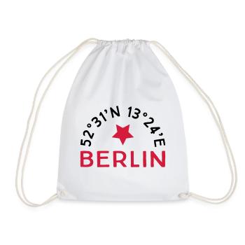 Berlin - Turnbeutel - Weiß - Vorne