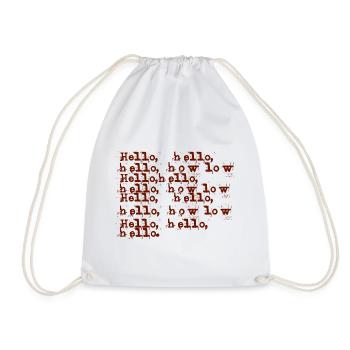 teen spirit - Drawstring Bag - white - Front