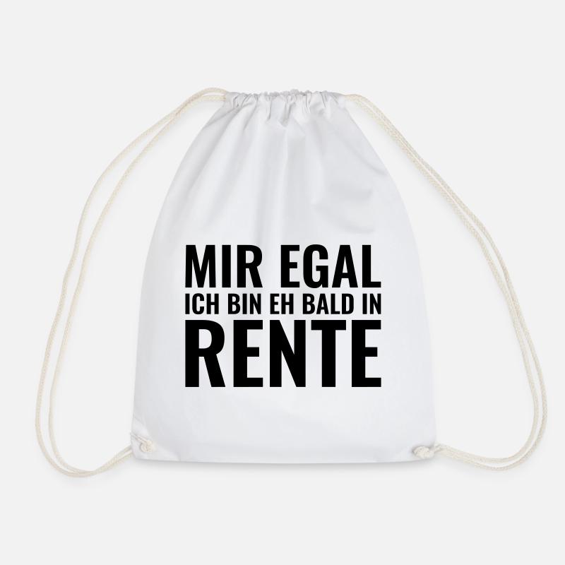 Rente - Turnbeutel - Weiß