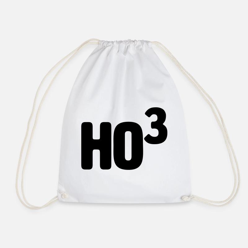 Ho3 - Ho Ho Ho - Turnbeutel - Weiß
