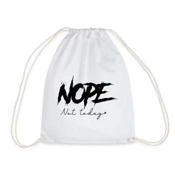 Non, pas aujourd’hui - Sac de sport léger - blanc - Devant