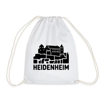 Heidenheim - Turnbeutel - Weiß - Vorne
