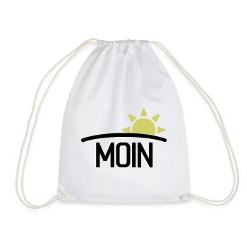 Moin Guten Morgen Sonne - Turnbeutel - Weiß - Vorne