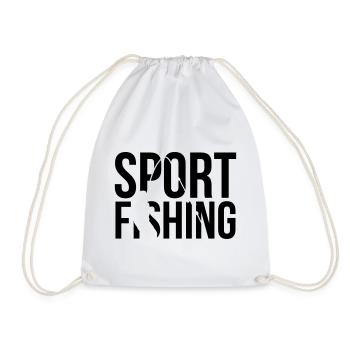 fishing pêche - Sac de sport léger - blanc - Devant