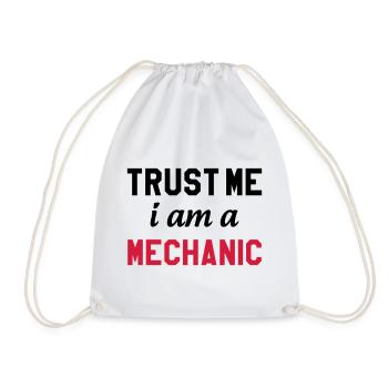 Trust me I am a Mechanic - Sac de sport léger - blanc - Devant