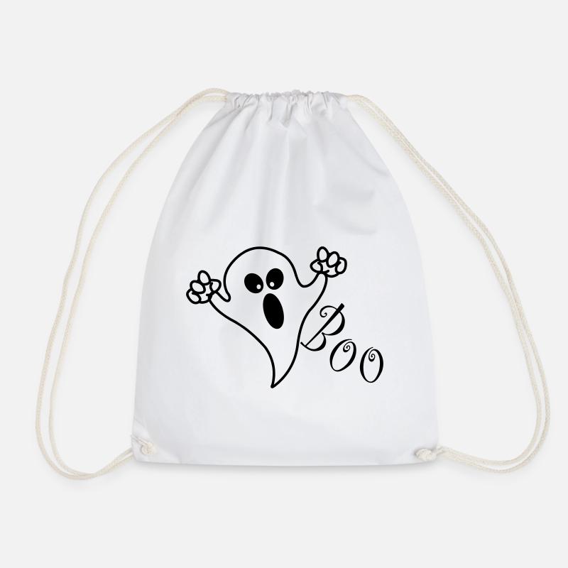Halloween Geist - Turnbeutel - Weiß