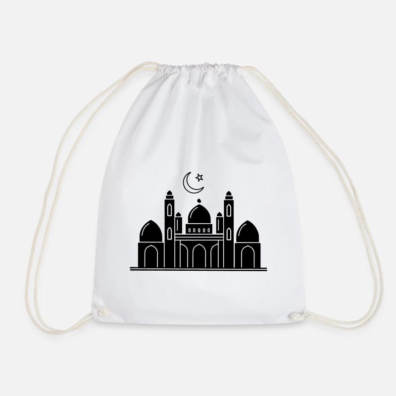 Moschee religiöse Kultstätte - Turnbeutel - Weiß