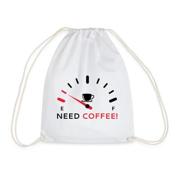 Besoin de café 2 - Sac de sport léger - blanc - Devant