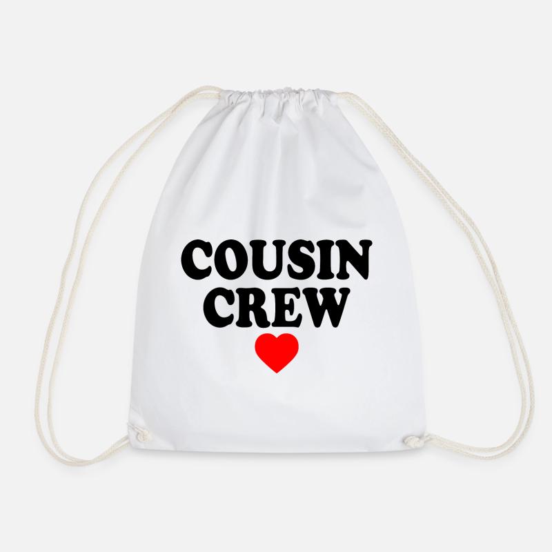 Cousin crew - Turnbeutel - Weiß