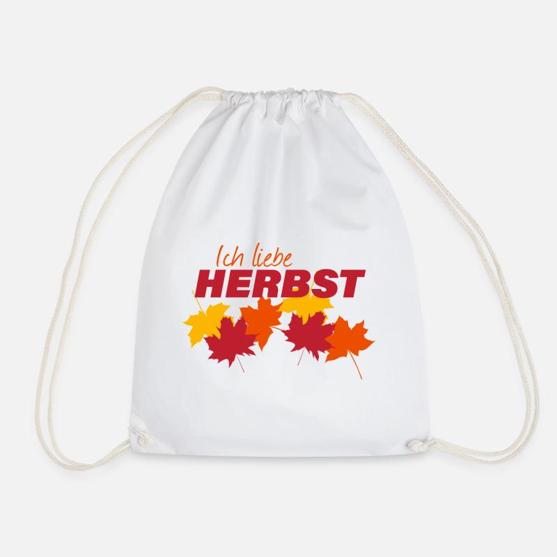 HERBST - Turnbeutel - Weiß